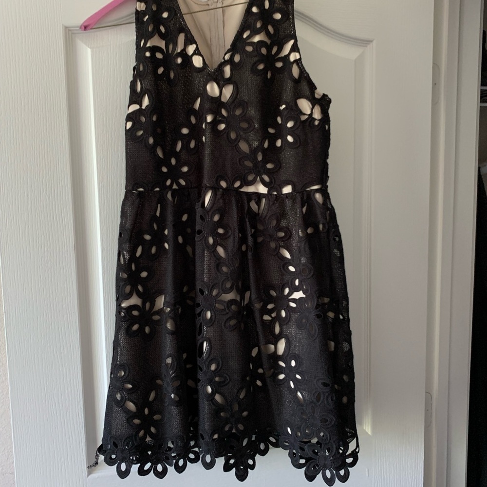 Black cocktail dress